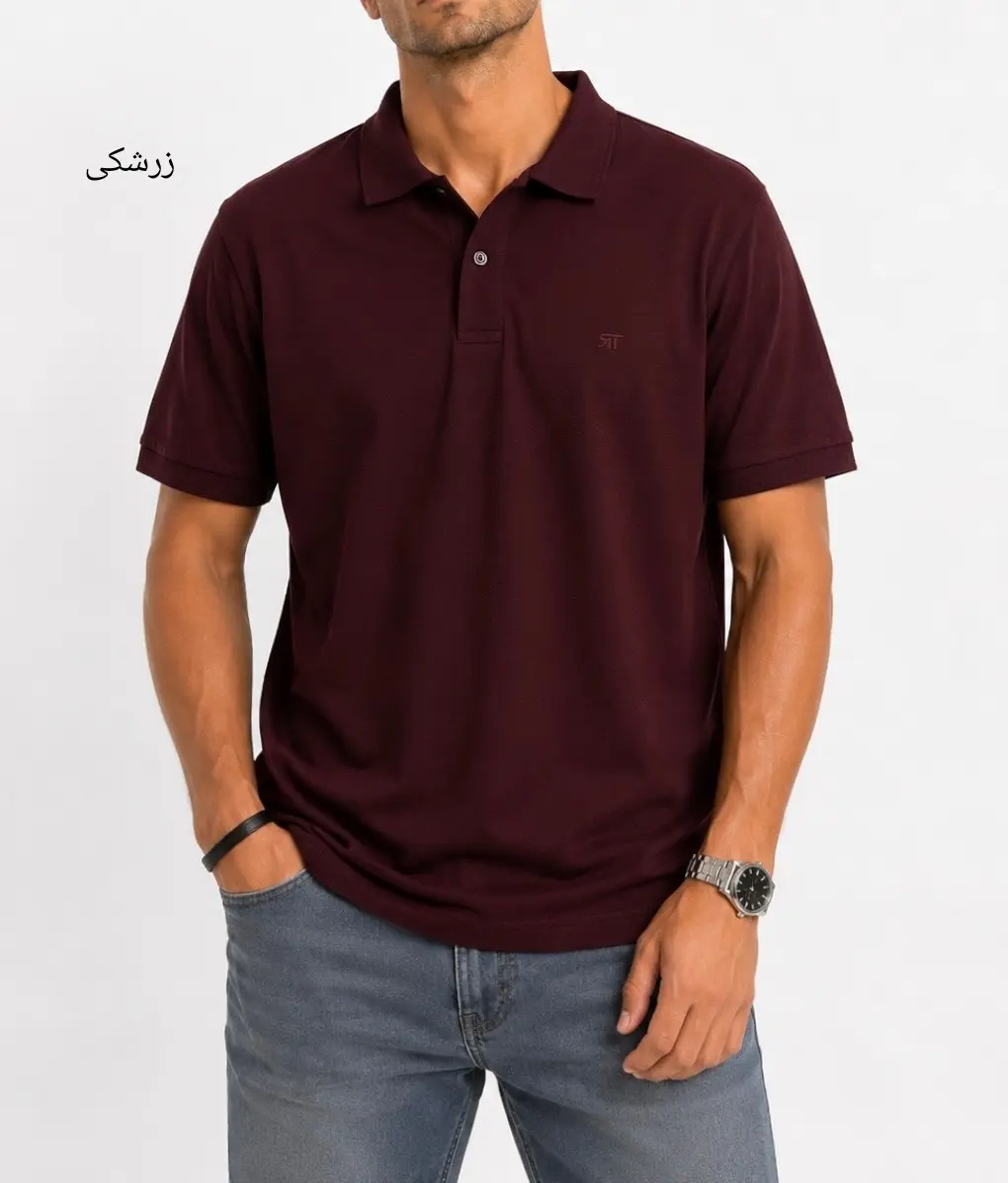 تیشرت یقه دار مردانه ساعد